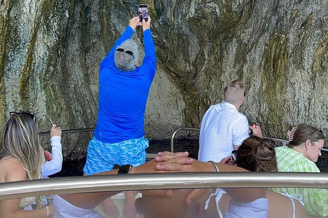 All-Inclusive Capri Boat Tour with City Visit from Positano - Punta Ventroso: the aperitif pause and the water break you’ll remember