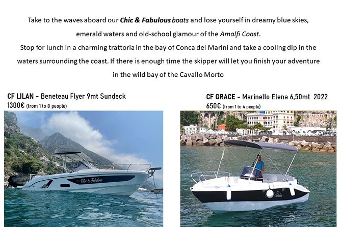 Amalfi Coast Boat Rental - Quick hits before you book