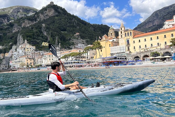 Amalfi Coast : Kayak-Snorkeling tour Pandora Cave & Hidden beach - Pandora Cave: the light effects that make it worth the effort