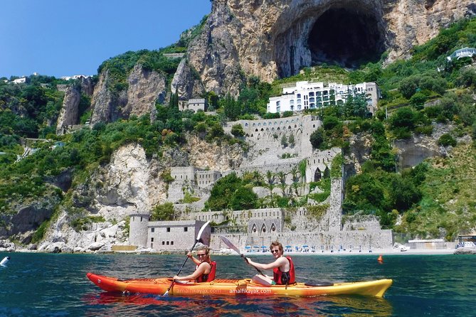 Amalfi Coast Kayak Tour: Explore Caves, Arches & Hidden Beaches - Conca dei Marini: fishermen village vibes plus big-name sightlines