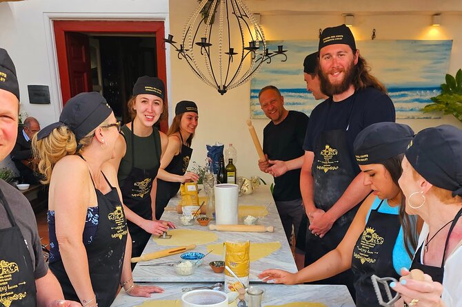 Authentic Pasta & Pizza Cooking Class with Sorrento Coast Pickup - Music, wine, and eating together: why this feels different
