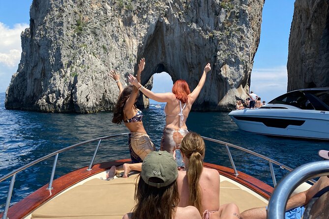 Boat Tour of the Caves on the Island of Capri - I Faraglioni swim stop: where the trip turns from seeing to doing