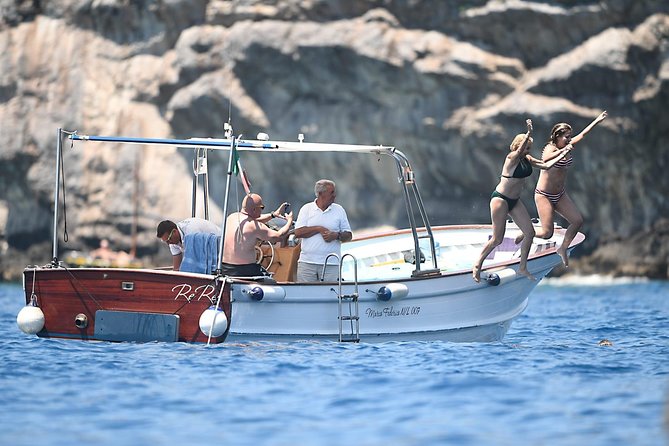 Capri Boat Tour: Grottoes, Swim & Sip Limoncello in a Small Group - Captain and Commentary: Helpful, But English Can Be a Variable