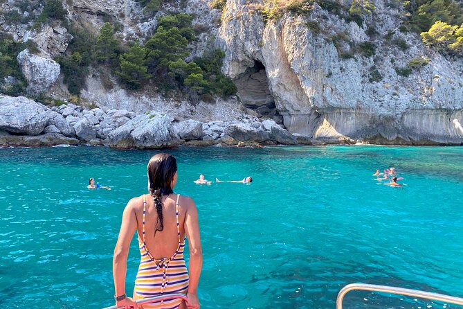 Capri Boat Tour with Optional Blue Grotto Visit from Sorrento - Swimming breaks: when the fun is the main event