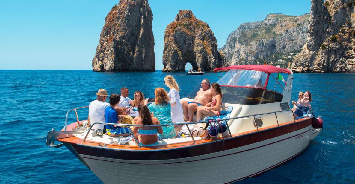 Capri: Full-Day Small Group Boat Tour - Sorrentine Coast to Faraglioni: Seeing the Drama from Deck Level