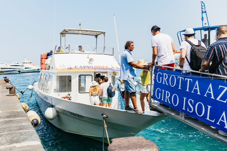 Capri: Island Boat Tour and Optional Blue Grotto Visit - Meeting Point and Pier Confusion: Getting On the Right Boat