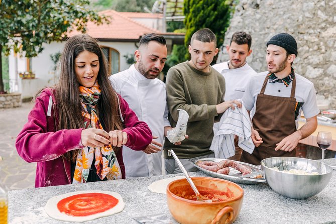 Cooking class Amalfi Coast by Marco and Tano - The kitchen lesson: pizza dough, pasta work, and hands-on technique