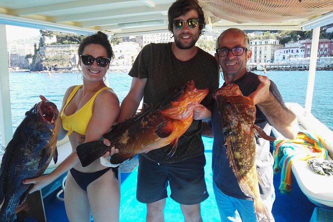 Fishing and Tourism in Capri - The Swim Stop and Snorkeling Setup