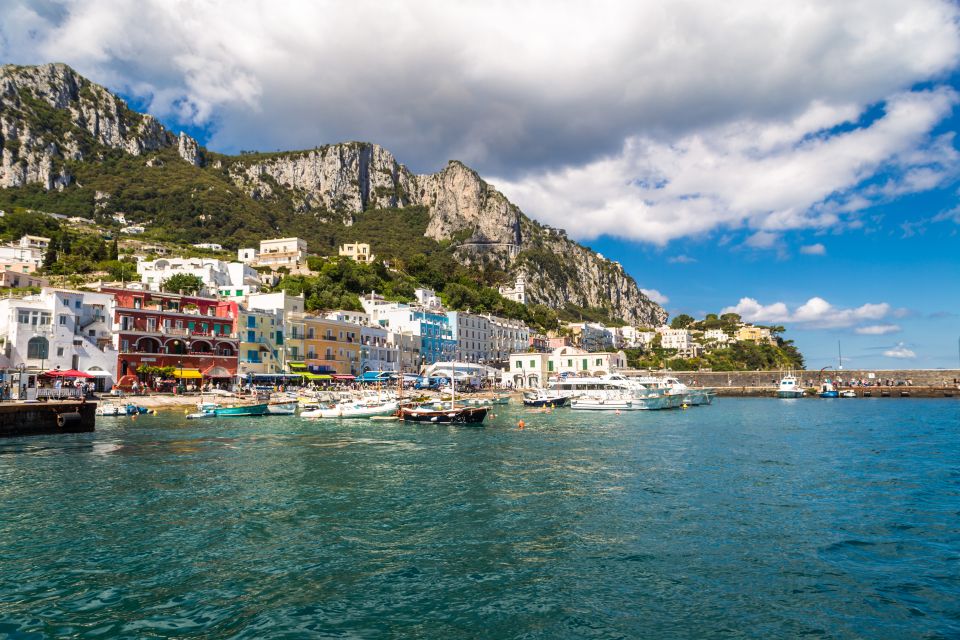 From Pompeii/Castellammare/Vico Equense: Capri Day Cruise - Faraglioni Rocks, Grotto Stops, and the Coast That Makes Capri Famous