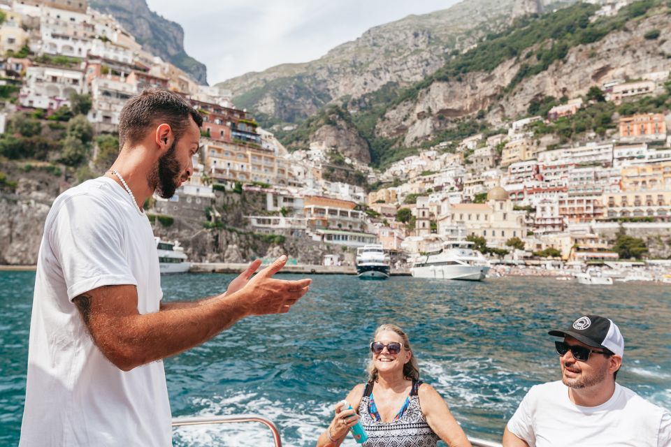 From Sorrento: Amalfi and Positano Full-Day Trip by Boat - Drinks, snacks, and the guide factor (Nino, PePe, Roberto, and more)