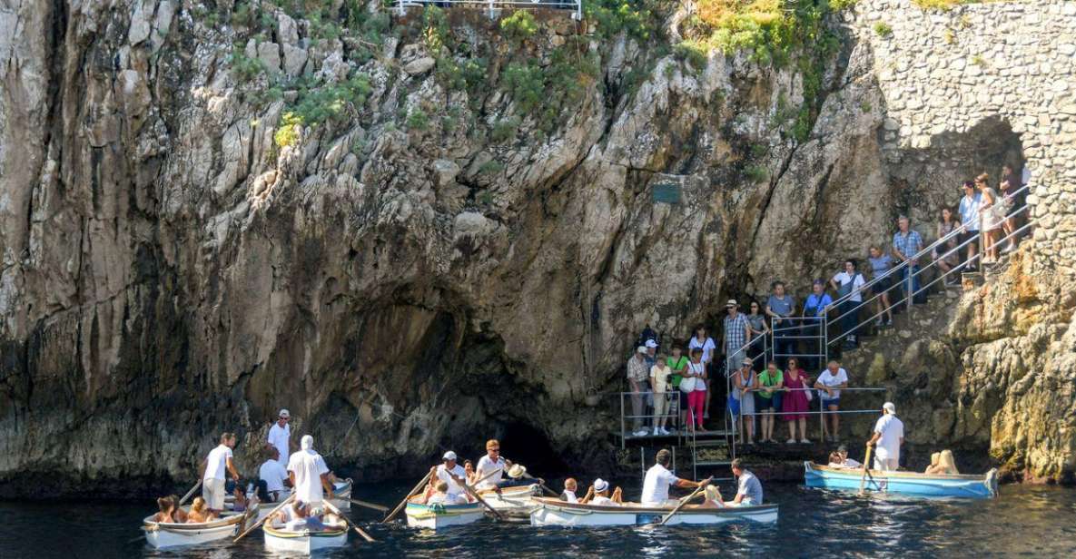 From Sorrento: Capri, Anacapri, & Blue Grotto Full-Day Trip - Blue Grotto tickets: magical if open, replaced if not