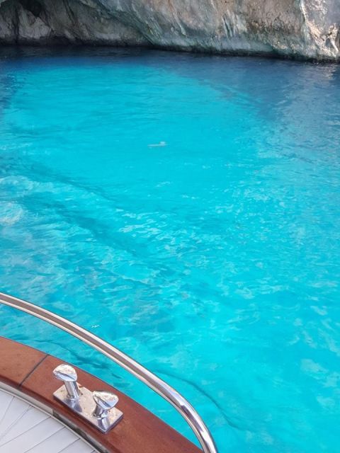 From Sorrento: Capri Guided Boat Tour - The Swim and Snorkel Stop: Clear Water, Real Time, and What to Bring