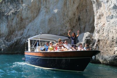 From Sorrento: Full-Day Boat Cruise to Capri - Cruising the Faraglioni and Casa Malaparte viewpoints from Punta Massullo