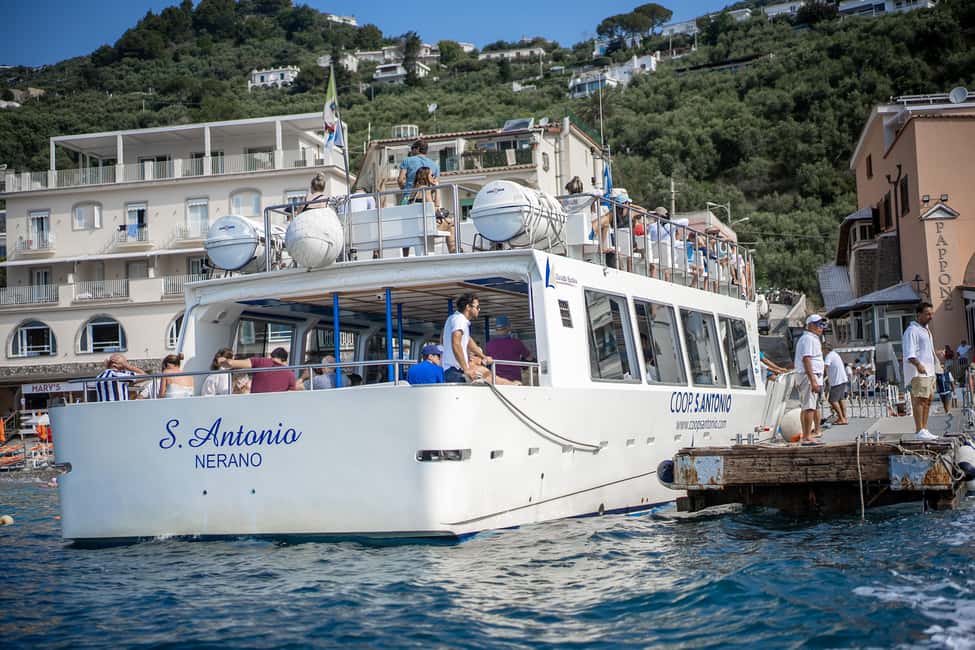 From Sorrento/Nerano: Capri Island Cruise with Guide Onboard - From Sorrento Pickup to Nerano: The Start That Sets the Pace