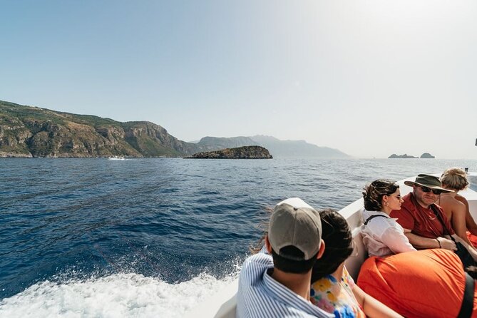From Sorrento/Nerano:Amalfi Shared Tour (9:00am or 11:15am ) - Crew, comfort, and staying on schedule on a shared boat