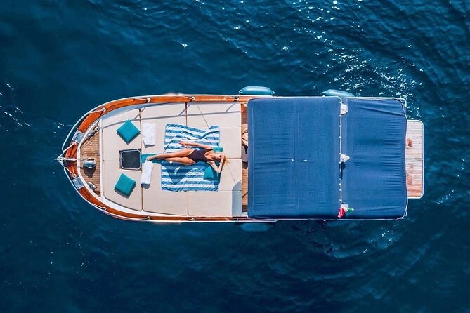 Half day tour of Capri by private boat - First Sights: Marina Piccola, the Cave of the Sailors, and the Green Cave