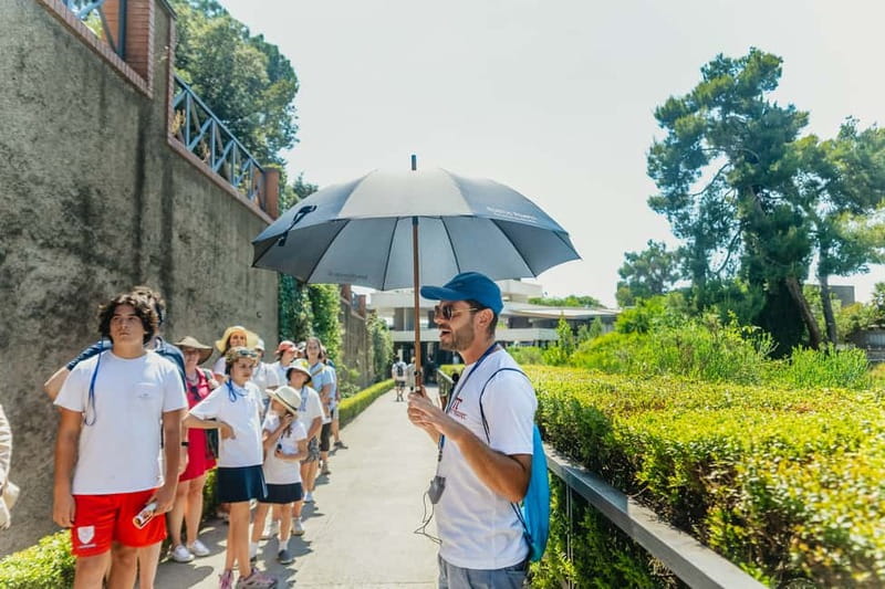 Pompeii: Archaeological Park Tour with Ticket on request - Amphitheater, small theater, and the public gymnasium