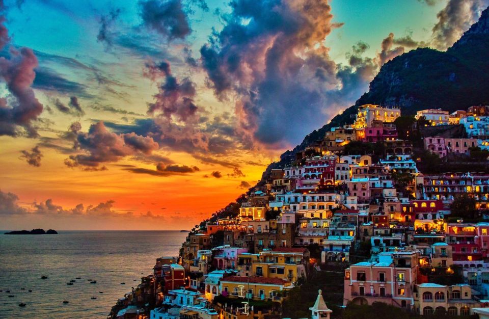 Positano, Amalfi and Ravello Sharing Tour from Sorrento - Positano in 1 hour: Santa Maria Assunta and the best way to wander