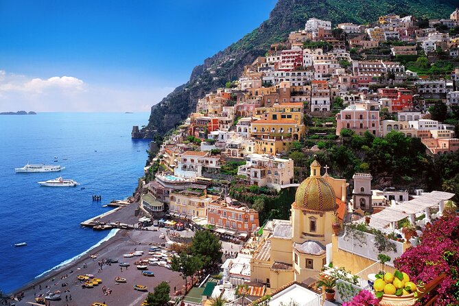 Positano & Amalfi Boat Tour from Sorrento: Swim & Light Lunch - Getting to Parcheggio Achille Lauro and back to Porto di Sorrento