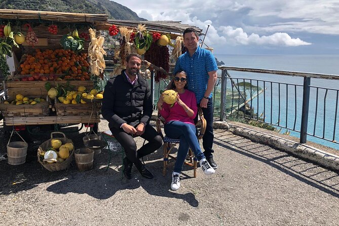 Private Luxury Minivan Full-Day Amalfi Coast Driving Tour - Amalfi town time: Santa Andrea, limoncello shops, and a quick sit-down