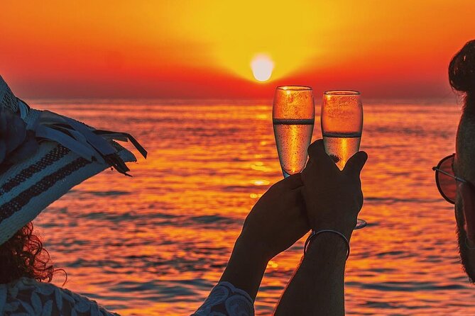 Private Sunset Boat Tour with Prosecco from Sorrento - Marina Piccola 73 and That 6 p.m. Golden-Hour Timing
