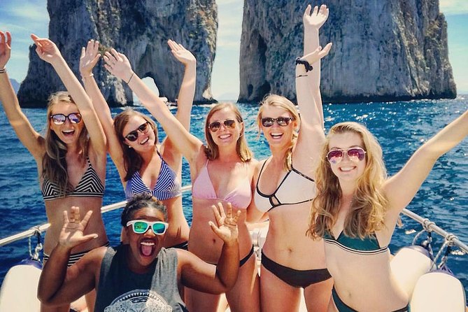 Small Group Boat Day Excursion to Capri Island from Sorrento - Punta Carena Lighthouse and the Natural Arch stop