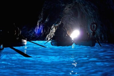 Small Group Boat Tour Capri & Blue Grotto with Swimming Stops - From Parcheggio Achille Lauro to the port: how the morning flows