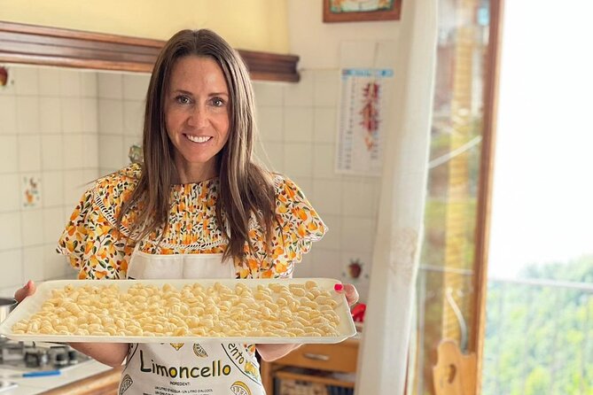 Small-Group Cooking Class in Positano: Gnocchi, Tiramisù & Drinks - The full meal: bruschette, caprese, meatballs, and a surprise