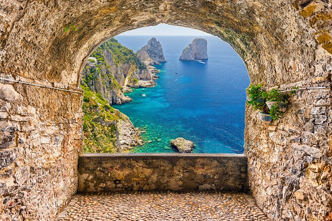 Small Group Tour of Capri & Blue Grotto from Naples and Sorrento - Capri Town: Piazzetta, Via Camerelle, and Gardens of Augustus