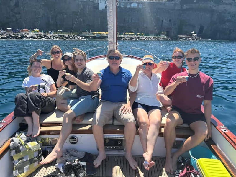 Sorrento: Boat Coastal Cruise with Swim and Limoncello - Key takeaways