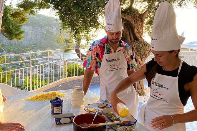 Sorrento: Cook Like a Local with a Stunning Sea View - Sunset Views, Wine, and Limoncello Between Courses