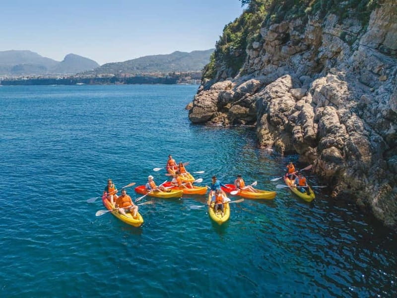 Sorrento: kayak small group tour to Bagni Regina Giovanna - Which Kayak You Get: Single or Double