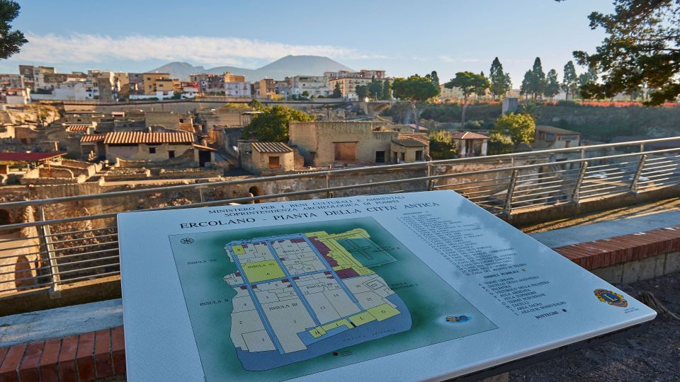 Sorrento: Pompeii & Herculaneum Tour with Skip-the-Line - Herculaneum’s mud-preserved streets and the House of the Argus