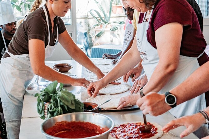Toss, Bake, Cheers! - Sorrento Pizza Making Class with Wine - Making Neapolitan Dough With Luigi and Laura